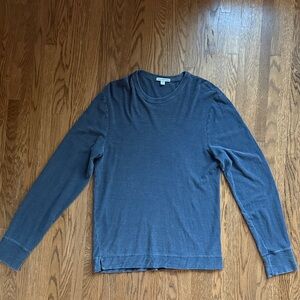 James Perse Slate Long Sleeve Tee